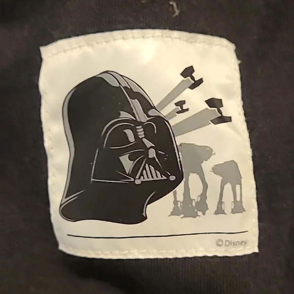 Disney Store Star Wars boys zip-up raincoat Darth Vader embroidery black LOT G - Picture 11 of 14